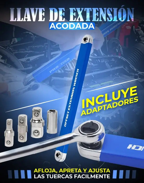 LLAVE DE EXTENSIÓN ACODADA