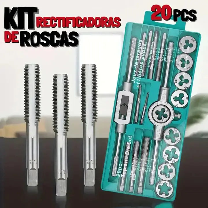 KIT X 20 PIEZAS RECTIFICADORAS DE ROSCAS