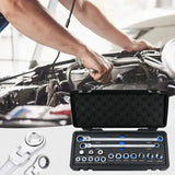 KIT DE 15 LLAVES TRINQUETES AJUSTABLE