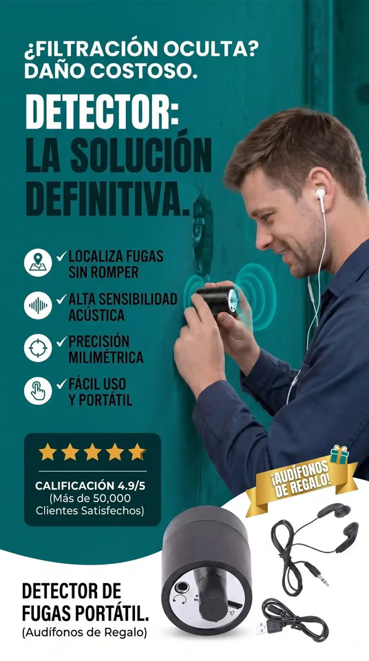Detector de Fugas de Agua por Sonido