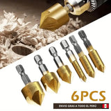 SET X6 BROCAS AVELLANADORAS