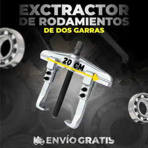 EXTRACTOR DE RODAMIENTO DE 2 GARRAS