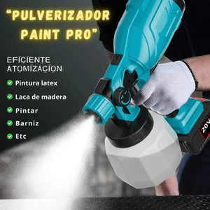 PULVERIZADORA INALAMBRICA PAINT PRO + 2 BATERIAS