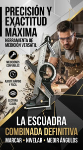 Escuadra Multifuncional  4 en 1