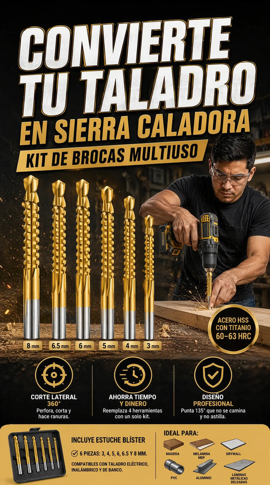 Kit de Brocas Multiuso
