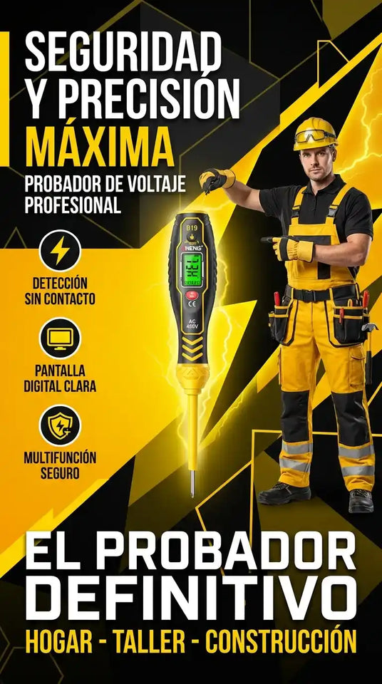 Detector Digital de Voltaje Inteligente PRO