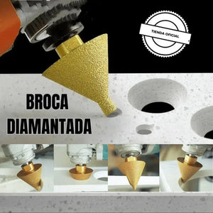 BROCA DIAMANTADA CONICA